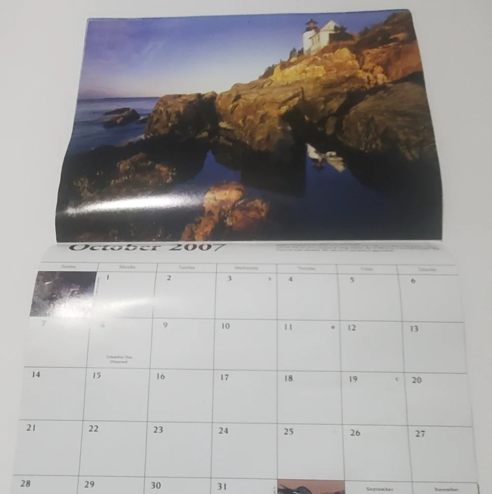 5/$15 Paper Crafting 2007 Calendar National Parks